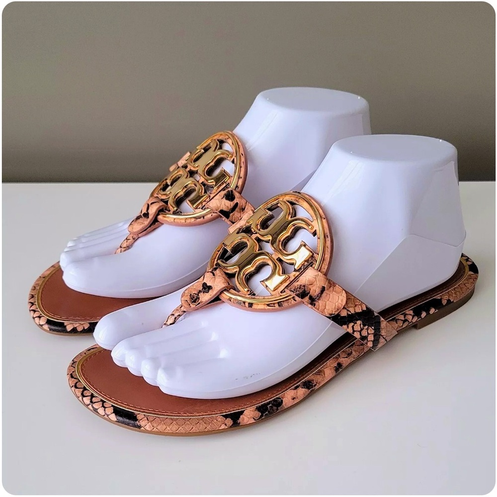 Tory Burch Snake Print Sandal